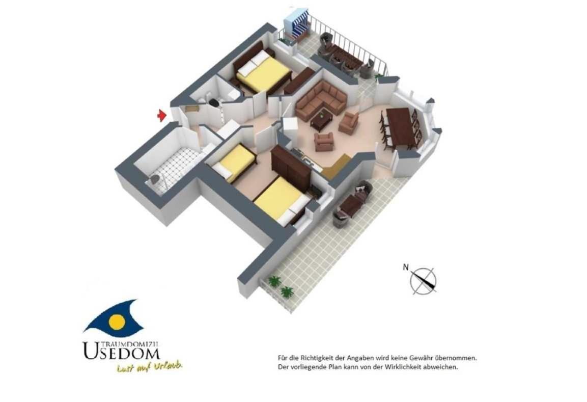 Apartmán Duenen-Residenz B 05 Heringsdorf  Exteriér fotografie